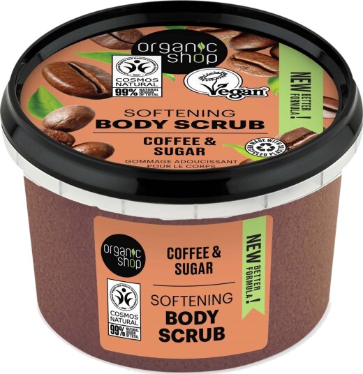 Organic Shop Body Scrub Coffee & Sugar 250 ml Organic Shop Body Scrub Coffee & Sugar 250 ml