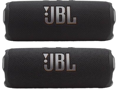 JBL Flip 7 Trådløs Bluetooth-Høyttaler Svart 2-Pakning G764655P804-BNDL JBL Flip 7 Trådløs Bluetooth-Høyttaler Svart 2-Pakning G764655P804-BNDL