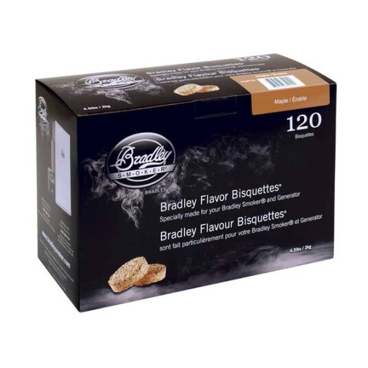 Bradley Røykbriketter Maple(Lønn) 120 Bradley Røykbriketter Maple(Lønn) 120