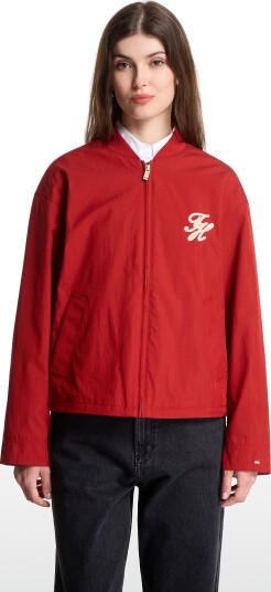 Tommy Hilfiger Cotton Bomber Red 36 Tommy Hilfiger Cotton Bomber Red 36