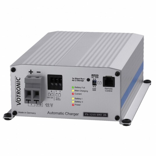 VOTRONIC PB1215 Elektronisk Batterilader 12V 15A 2 kanaler. VOTRONIC PB1215 Elektronisk Batterilader 12V 15A 2 kanaler.