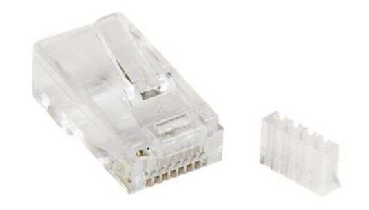 Startech Cat 6 RJ45 Modular Plug for Solid Wire - 50 Pack - Transparent Startech Cat 6 RJ45 Modular Plug for Solid Wire - 50 Pack - Transparent