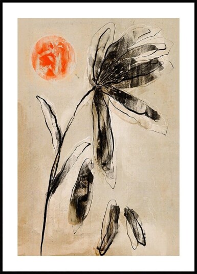 Shadowed Bloom Plakat / 30x40cm