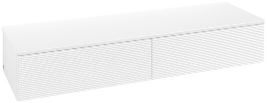 Villeroy & Boch Villeroy & Boch Antao Sideskap 160x50x26,8 cm u/lys Hvit Matt Villeroy & Boch Villeroy & Boch Antao Sideskap 160x50x26,8 cm u/lys Hvit Matt