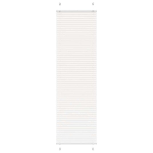 plisségardin Hvit 60x200 cm Stoff Bredde 59,4 Polyester
