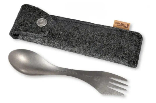 Light My Fire Spork Kit Titanium, turbestikk STD Titanium
