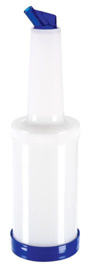 PULSIVA Juiceflaske Party 0.85l 9x26 cm (ØxH) Hvit/Blå 2 Stykk / Forpakning