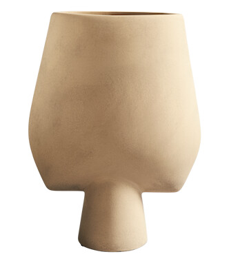 Sphere Vase Square Hexa Sand Sphere Vase Square Hexa Sand