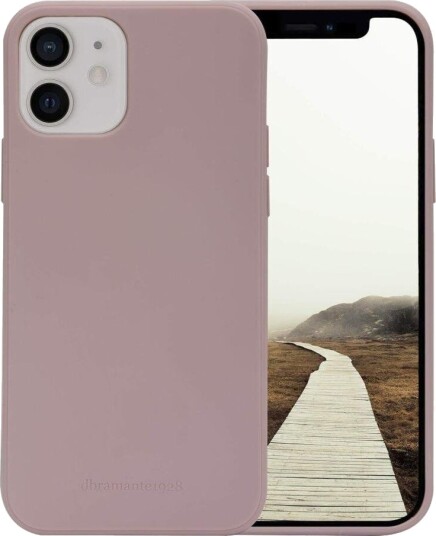 Dbramante1928 Greenland Mobildeksel for iPhone 12/12 Pro i Resirkulert Plast - Rosa Sand
