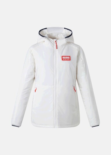 Huski Wear W Liner Hood Jacket Huski Snow White S Vårjakker