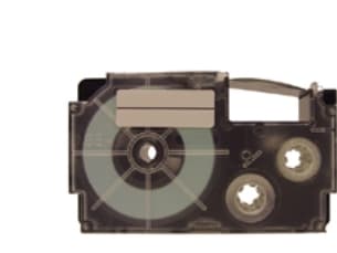 Casio XR-9X - Selv-adhesiv - transparent svart - Rull (0,9 cm x 8 m) 1 kassett(er) merketape