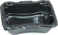 Bakke 1 Rum Gastro 3162 1A 525 Ml 162X132x45 Mm Cpet Sort,684 Stk/Krt