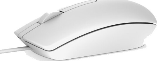 Dell Ms116 Ambidekstriøs Optisk Usb Type A 1000 Dpi Hvit