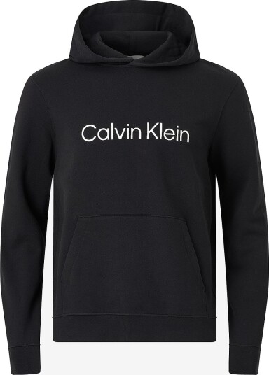 Calvin Klein Hettegenser LS Logo 350 Terry Svart