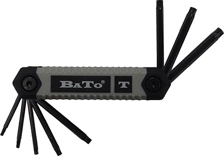 BATO Unbrakonøkkelsett knivmodell Torx 9-40. 8 deler.