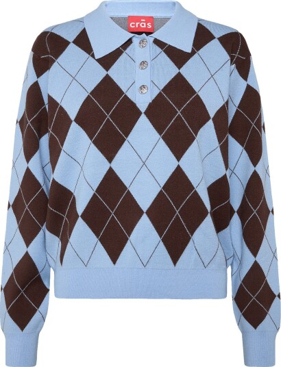 crās Lovemycras Pullover - BLUE BROWN CHECKS - 40