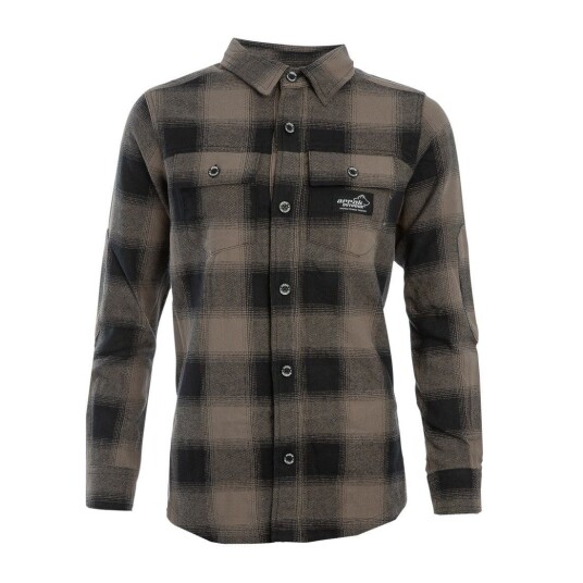 Arrak Outdoor Flannel shirt W Brown/black L L