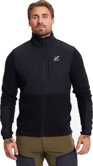 RevolutionRace Herre > Overdeler > Fleece & midlayers River Hybrid Fleece Jacket Herre Black Størrelse:3XL