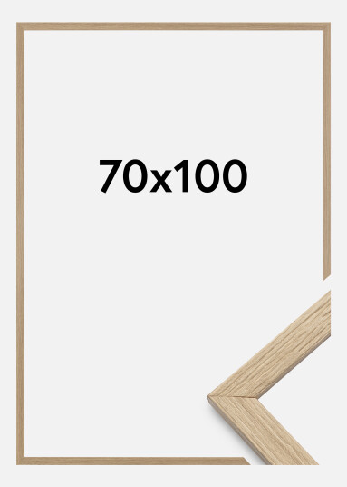 Ellos Estancia Ramme Stilren Akrylglass Eik 70x100 Cm 1603256-04-349 1603256-04-48