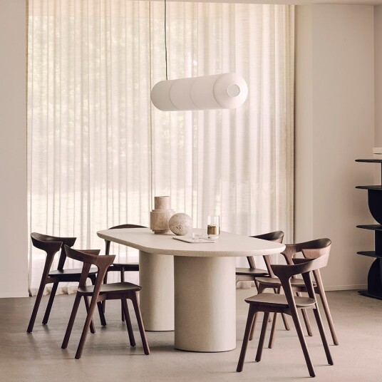 Ethnicraft Elements spisebord 240x100 cm offwhite Ethnicraft Elements spisebord 240x100 cm offwhite
