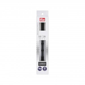 Prym Ergonomics Strømpepinne Carbon 20cm 3,00mm