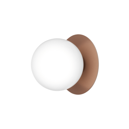 Nuura Liila 1 Utendørs Vegglampe Mørk Bronse/ Opal