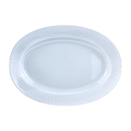 Rörstrand Swedish Grace fat oval 32 cm Is (lyseblå) Rörstrand Swedish Grace fat oval 32 cm Is (lyseblå)