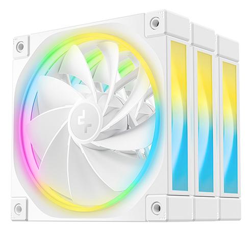Deepcool FL12R 120mm RGB Vifter 3-Pakning Hvit Deepcool FL12R 120mm RGB Vifter 3-Pakning Hvit