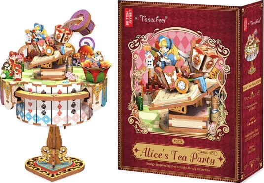 Puslespill 3D Book Nook Alices Tea Party