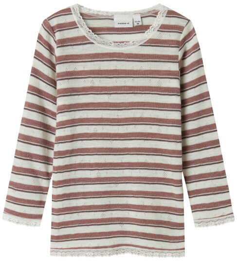 Name It Antler Snow White Nmfwang Ull Needle Ls Topp Noos 98
