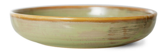HK Living Home Chef dyp tallerken medium Ø19,3 cm Moss green