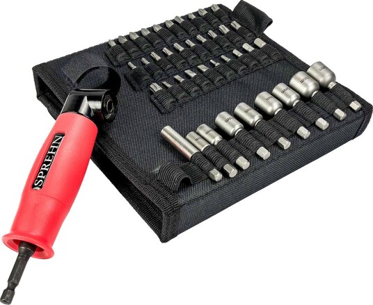Sprehn Bitssett 40 Deler Med Vinkeladapter For Bits