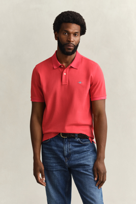 Gant Klassisk piquéskjorte i regular fit ROSE RED L