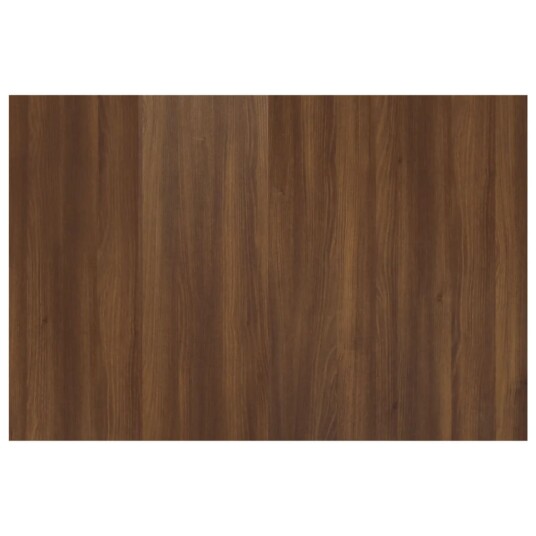 vidaXL Sengegavl brun eik 120x1,5x80 cm konstruert tre