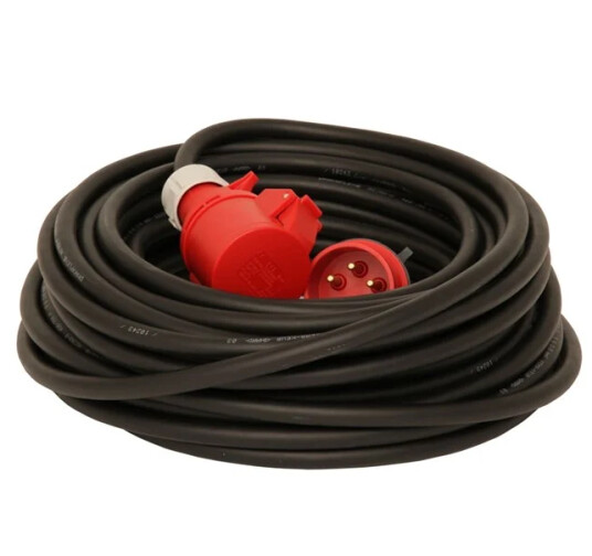 Skjøtekabel 16A 400V 25M 416-6 H07RN-F 5G2,5mm² IP44