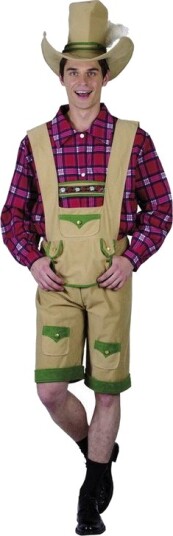 Tyrolerset Oktoberfest Kostyme Til Mann