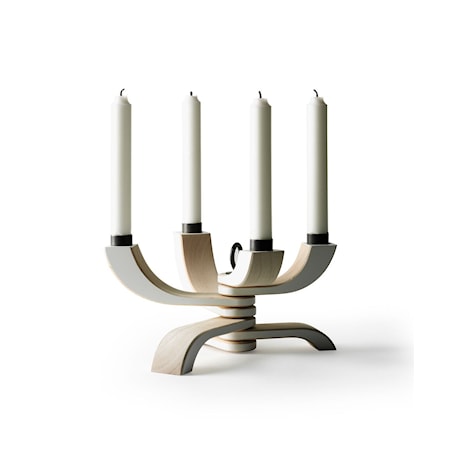 Design House Stockholm Nordic Light 4-armet Lysestake Hvit 20,5 cm