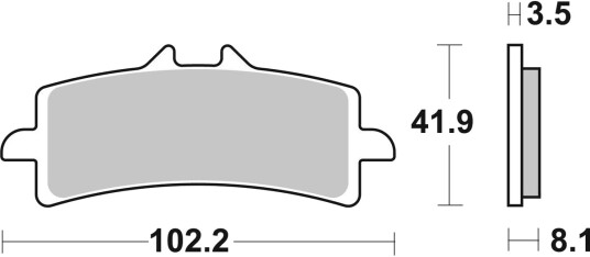 sbs 841HS Bremseklosser