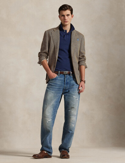 Polo Ralph Lauren Basic Mesh-Ssl-Knt - Blue - S