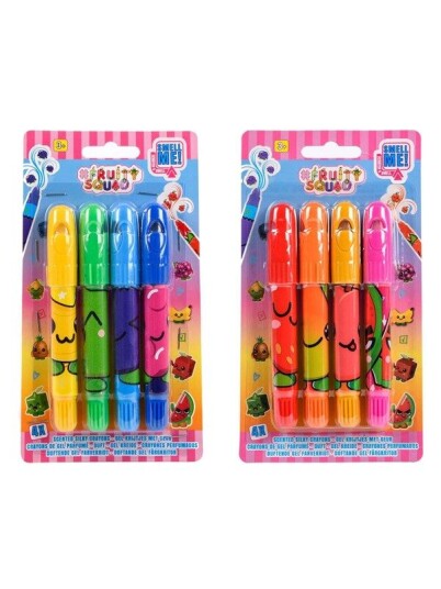 Canenco Fruity Squad Super Soft Crayons with Fragrance 4p Canenco Fruity Squad Super Soft Crayons with Fragrance 4p