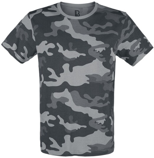 Brandit T-skjorte - Premium T-skjorte - S til 5XL - Herrer - Grå camo
