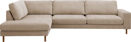 Scandi Dyp 4 seters sofa med sjeselong venstre i stoff Scandi Dyp 4 seters sofa med sjeselong venstre i stoff