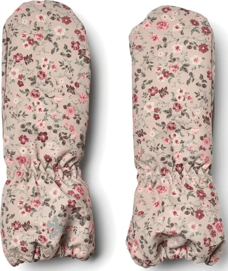 Wheat Mittens Monta - GREY MOON FLOWERS - M