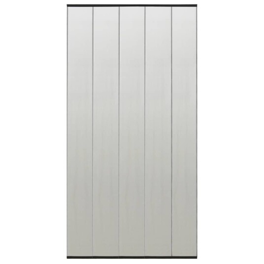 Insektsdørskjerm med nettinggardin svart 100x220 cm polyester