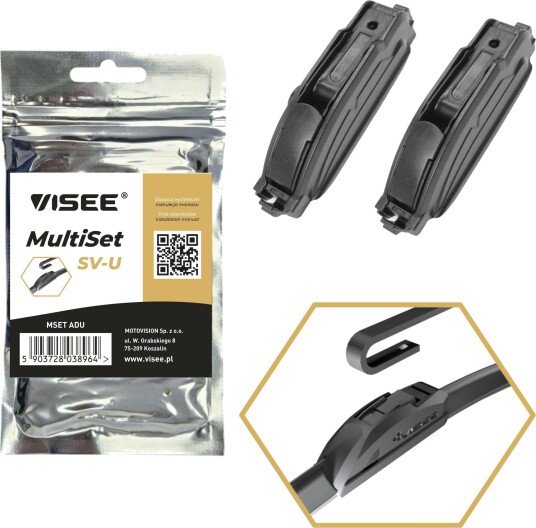 VISEE MSET ADU Adapter, viskeblad