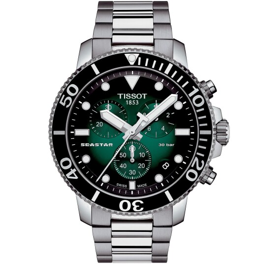 Tissot Seastar 1000 Chronograph T1204171109101 - Herre - 46 mm - Analog - Kvarts urverk - Safirglass Tissot Seastar 1000 Chronograph T1204171109101 - Herre - 46 mm - Analog - Kvarts urverk - Safirglass