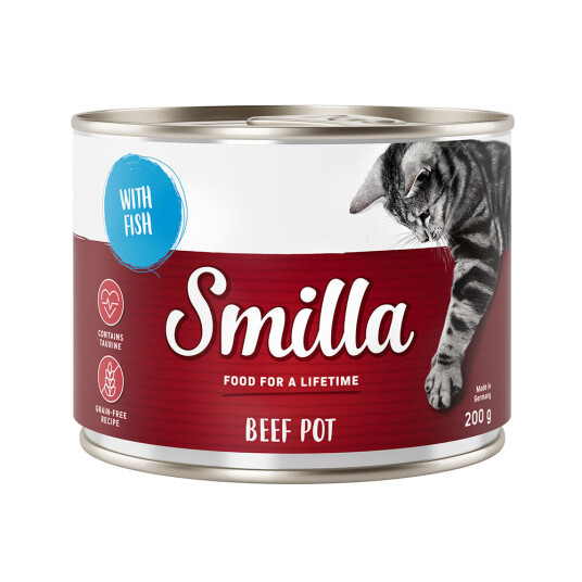 Smilla Oksegryter 6 X 200G Okse Med Fisk