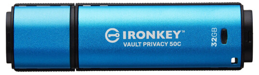 Kingston IronKey Vault Privacy 50C - USB-flashstasjon - 32 GB - TAA-samsvar