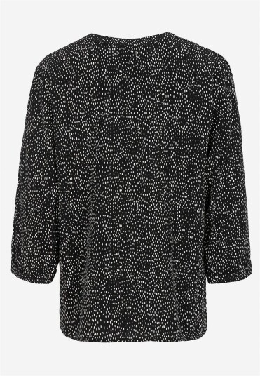 Freequent Jacquardvevd bluse