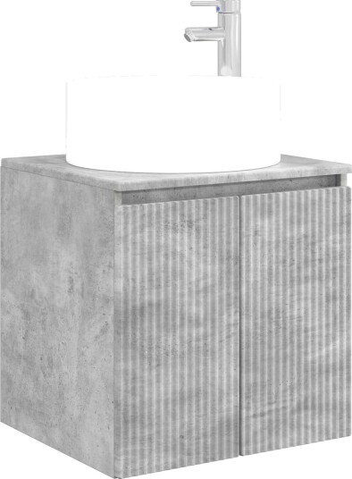 Vegghengt servantkommode Betonggrå 49,5 x 44,5 x 65,5 cm Vegghengt servantkommode Betonggrå 49,5 x 44,5 x 65,5 cm